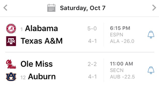 Illustration for article titled Saturday College Football Thread